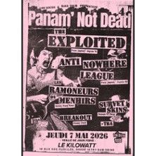 The Exploited, Les Ramoneurs de Menhirs, Panam' not dead - Concert à Vitry-sur-seine au Le Kilowatt le 7 mai 2026