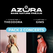 Theodora & Gims - Concert à Frejus au BASE NATURE FRANCOIS LEOTARD le 31 juillet 2026