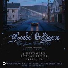 Phoebe  Bridgers - Concert à Paris au ADIDAS ARENA le 4 décembre 2026