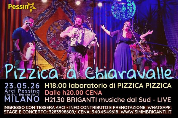 Pizzica a Chiaravalle - Concert à Milano au Via San Bernardo, 17, Chiaravalle, Italia le 23 mai 2026