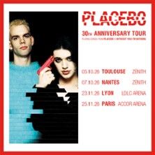 Placebo - Concert à Toulouse au Zénith de Toulouse Métropole le 5 octobre 2026