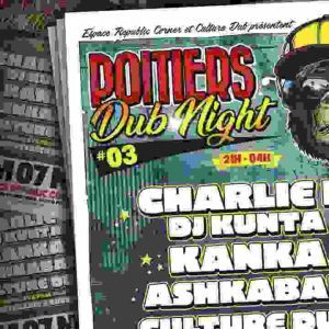 Poitiers Dub Night #3 - Concert à Poitiers au ESPACE REPUBLIC CORNER le 7 novembre 2026
