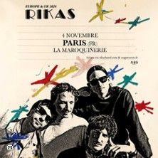 Rikas - Concert à Paris au La Maroquinerie le 4 novembre 2026