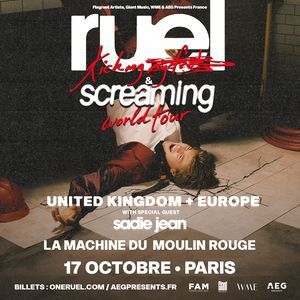 RUEL - Concert à Paris au LA MACHINE DU MOULIN ROUGE le 17 octobre 2026