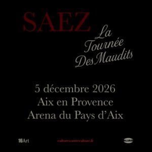 Saez - Concert à Rennes au LE LIBERTE le 24 novembre 2026