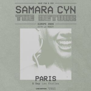 SAMARA CYN - Concert à Paris au LES ETOILES le 5 septembre 2026