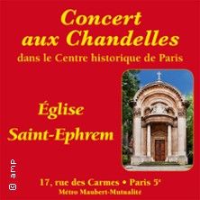 Schubert Faure Rachmaninov - Concert à Paris au Église Saint-Ephrem le 23 mai 2026