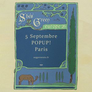 SHE'S GREEN - Concert à Paris au POPUP! le 5 septembre 2026