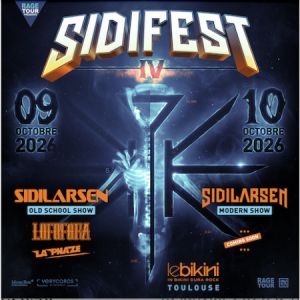 SIDIFEST - PASS 2 JOURS - Concert à Ramonville au LE BIKINI le 9 octobre 2026