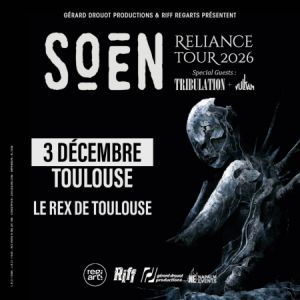 Soen - Concert à Toulouse au Le Rex le 3 décembre 2026