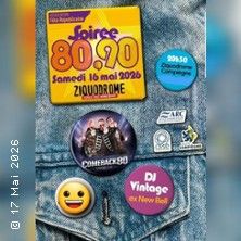 Soirée années 80/90 - Concert à CompiÈgne au Ziquodrome Compiègne le 16 mai 2026