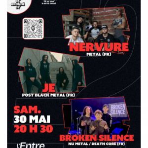 JE - Concert à Ruffey Sur Seille au L'ENTRE DEUX le 30 mai 2026