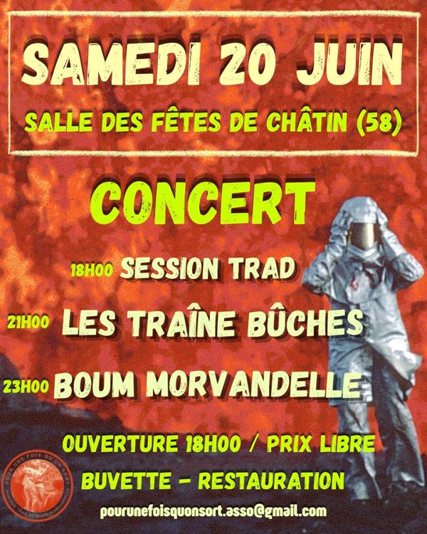 Soirée Trad à Chatin - Concert à Châtin au salle des fetes, chatin (58) le 20 juin 2026