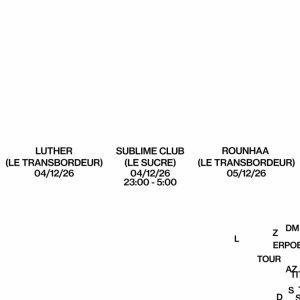 ROUNHAA - Concert à Villeurbanne au Transbordeur le 5 décembre 2026