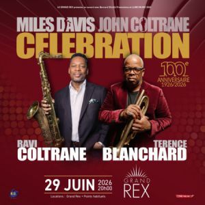 Ravi Coltrane - Concert à Paris au LE GRAND REX le 29 juin 2026