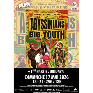 The Abyssinians - Concert à Ris Orangis au Le Plan Grande Salle le 17 mai 2026