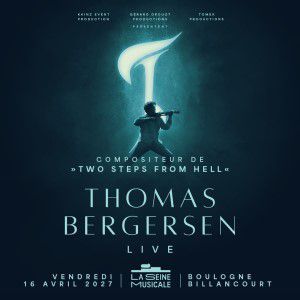 THOMAS BERGERSEN LIVE - Concert à Boulogne Billancourt au Grande Seine La Seine Musicale le 16 avril 2027