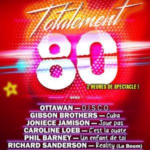 Totalement 80 - Concert à Beziers au ZINGA ZANGA le 20 novembre 2026