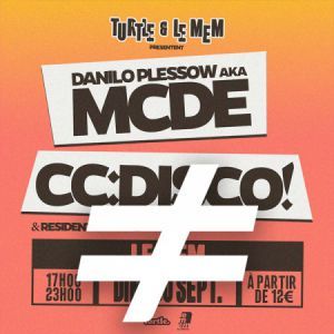 CC:DISCO! - Concert à Rennes au Le MeM le 20 septembre 2026