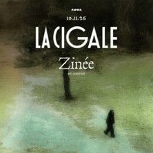 Zinée - Concert à Paris au La Cigale le 10 novembre 2026